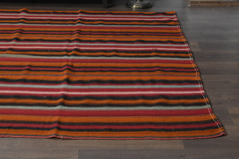 6x11, Colorful Vintage Kilim Rug