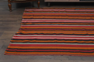 6x11, Colorful Vintage Kilim Rug - Thumbnail