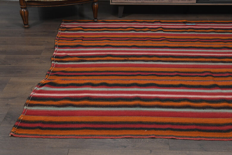 6x11, Colorful Vintage Kilim Rug