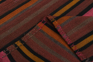 Farmhouse Decor Vintage Turkish Kilim Rug - Thumbnail
