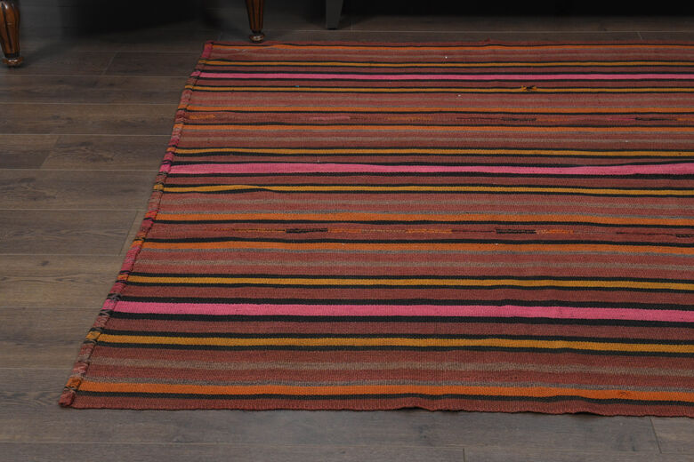 Farmhouse Decor Vintage Turkish Kilim Rug