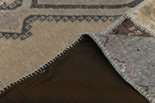 Handmade Vintage Patchwork Area Rug - Thumbnail