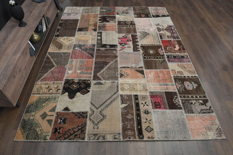 Handmade Vintage Patchwork Area Rug