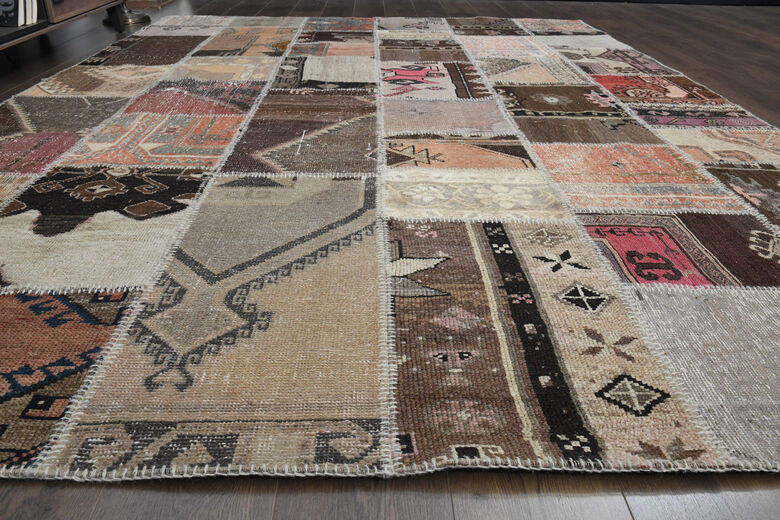 Handmade Vintage Patchwork Area Rug