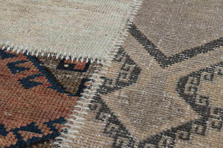Handmade Vintage Patchwork Area Rug