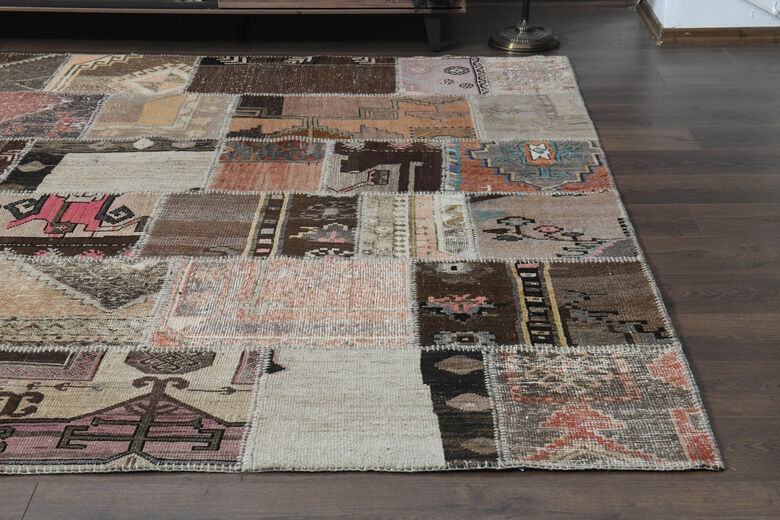 Handmade Vintage Patchwork Area Rug
