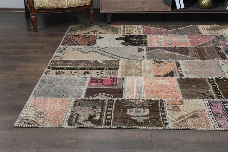 Handmade Vintage Patchwork Area Rug