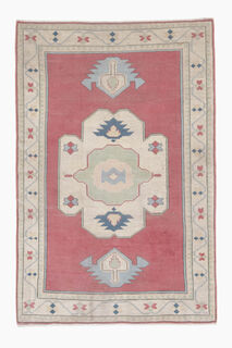 Farmhouse Decor Turkish Rug - Thumbnail