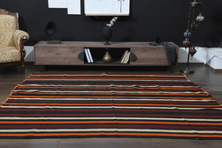 Multicolor Vintage Kilim Rug - Thumbnail
