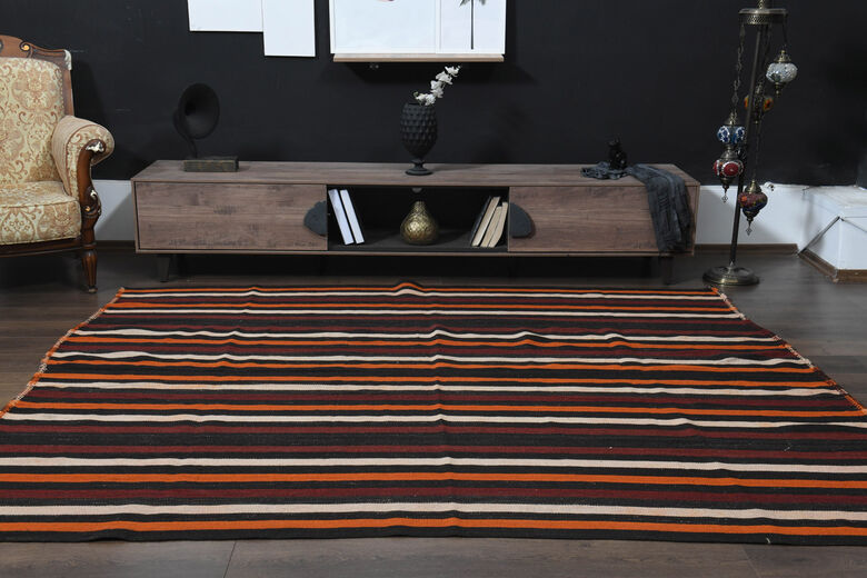 Multicolor Vintage Kilim Rug