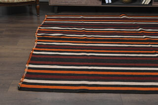 Multicolor Vintage Kilim Rug - Thumbnail