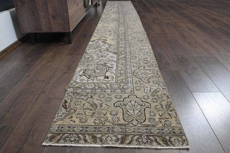 Traditional Wool Oushak Runner