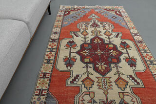 One of a Kind Vintage Anatolian Runner - Thumbnail