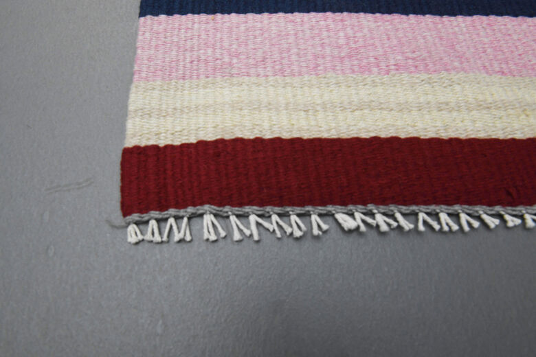 Flatweave Colorful Vintage Kilim Runner