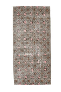 Ikat Pattern Vintage Anatolian Runner - Thumbnail