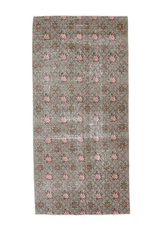 Ikat Pattern Vintage Anatolian Runner