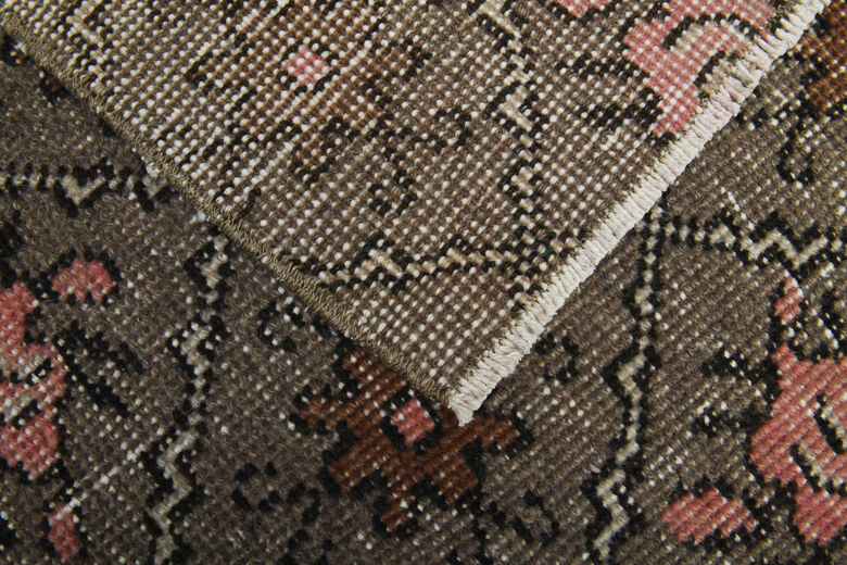 Ikat Pattern Vintage Anatolian Runner