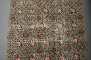 Ikat Pattern Vintage Anatolian Runner - Thumbnail