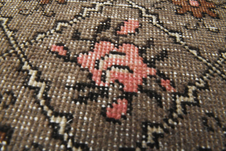 Ikat Pattern Vintage Anatolian Runner
