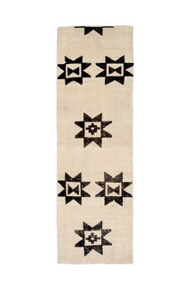 Soft Beige Handmade Oushak Runner - Thumbnail