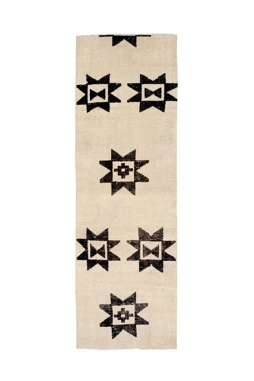 Soft Beige Handmade Oushak Runner