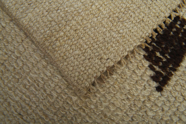 Soft Beige Handmade Oushak Runner