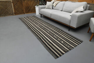 Flatweave Antique Kilim Runner - Thumbnail