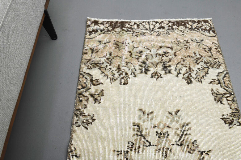 Woven Oushak Short Runner