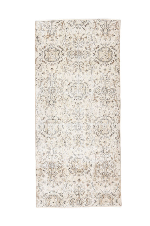 Floral Pattern Eclectic Anatolian Short Runner