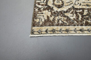 Beige Handmade Oushak Area Rug - Thumbnail