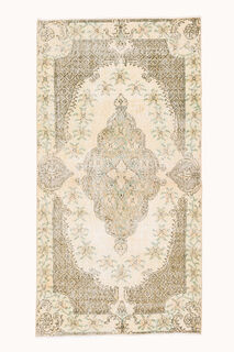 Persian Style Vintage Oushak Area Rug - Thumbnail