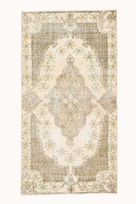 Persian Style Vintage Oushak Area Rug