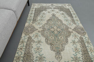 Persian Style Vintage Oushak Area Rug - Thumbnail