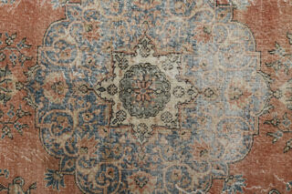 One of a Kind Vintage Oushak Area Rug - Thumbnail
