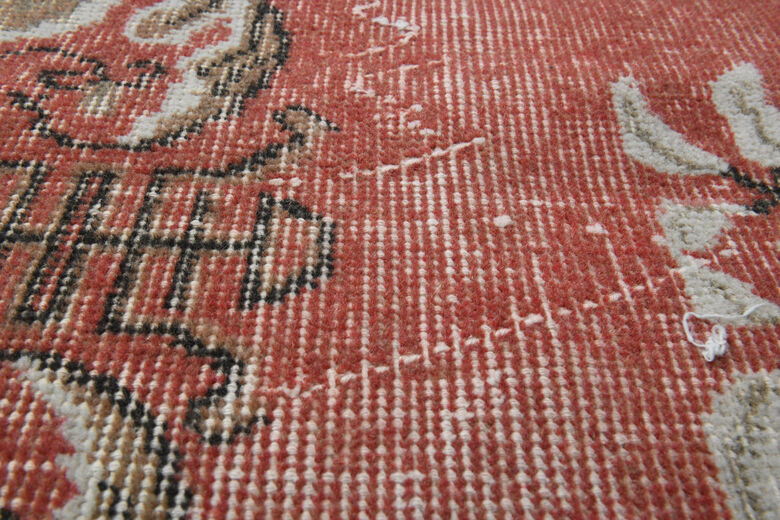 Red Vintage Anatolian Runner