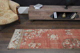 Red Vintage Anatolian Runner - Thumbnail