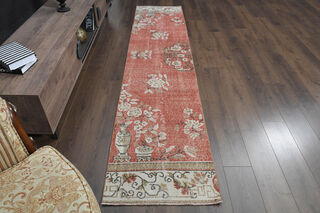 Red Vintage Anatolian Runner - Thumbnail