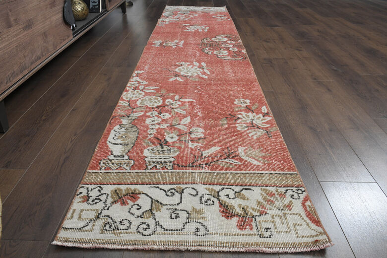 Red Vintage Anatolian Runner