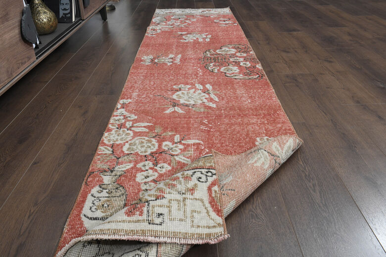 Red Vintage Anatolian Runner