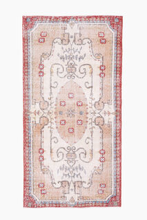 Handmade Vintage Oushak Area Rug - Thumbnail