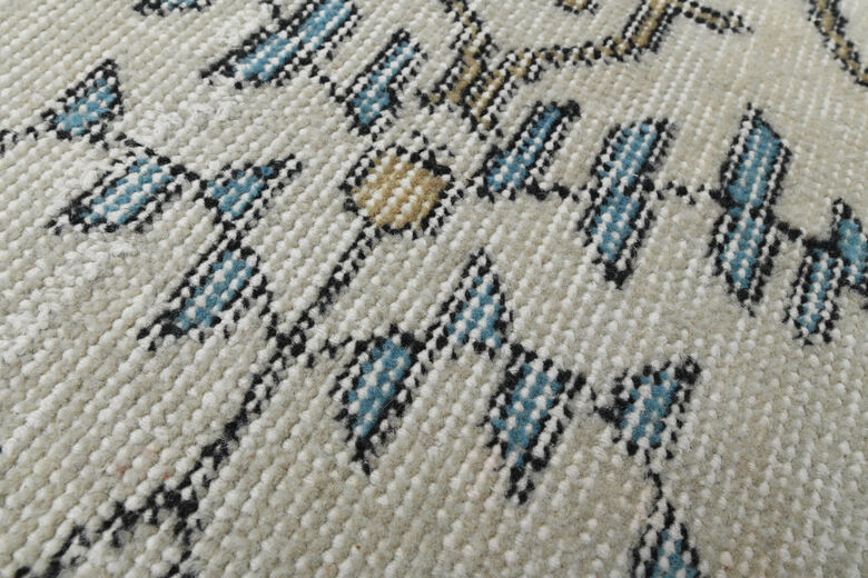 Handmade Vintage Oushak Area Rug