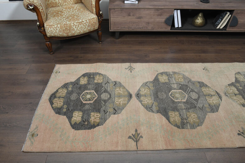 Boho Chic Decor Wool Oushak Runner
