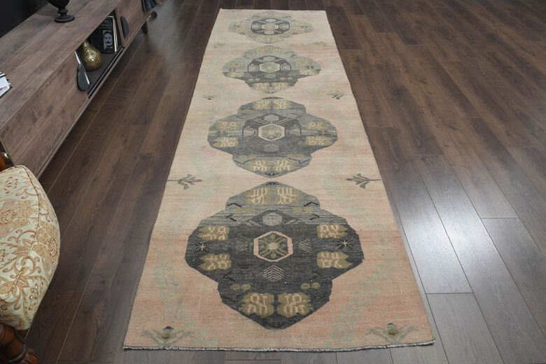 Boho Chic Decor Wool Oushak Runner