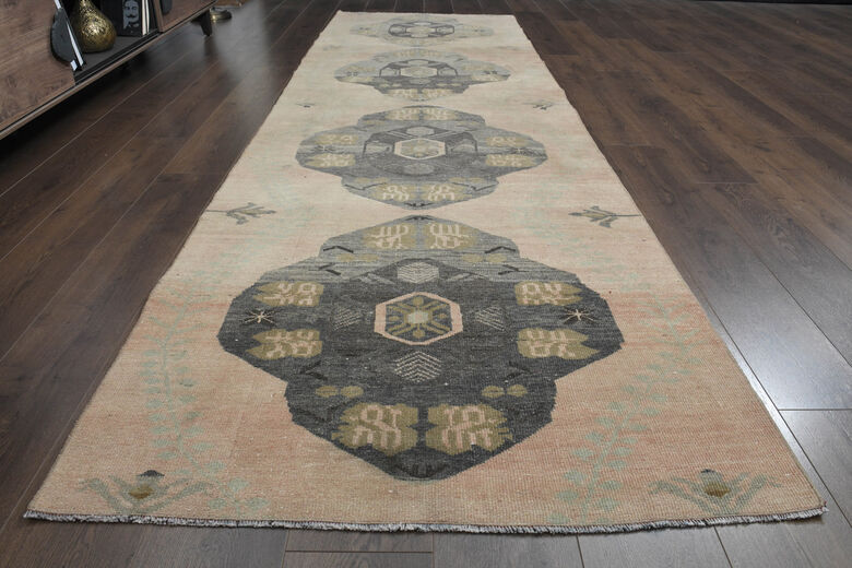 Boho Chic Decor Wool Oushak Runner