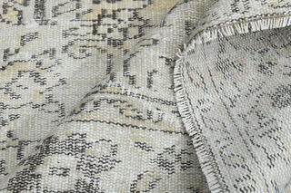 Soft Wool Distressed Oushak Area Rug - Thumbnail