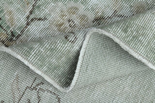 Abstract Vintage Oushak Rug - Thumbnail