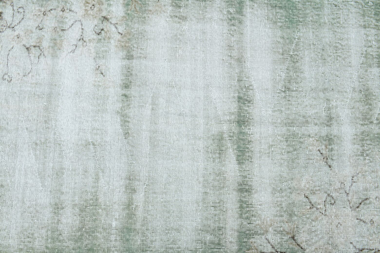 Abstract Vintage Oushak Rug