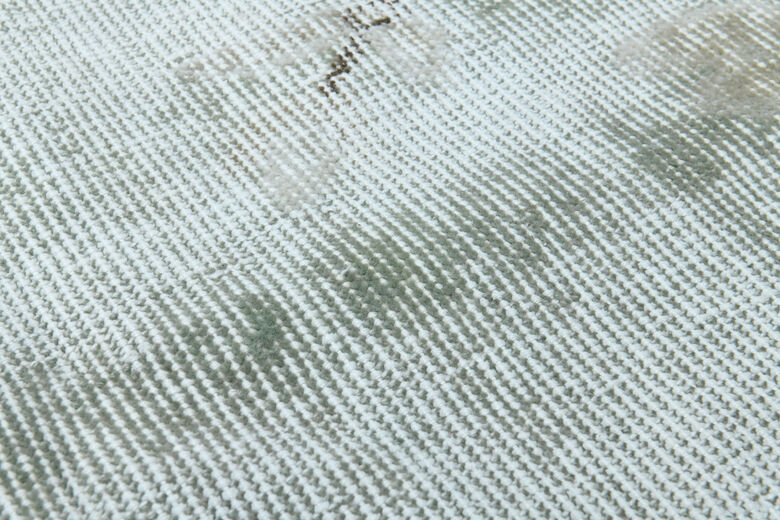 Abstract Vintage Oushak Rug