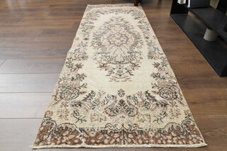 Boho Chic Decor Handmade Oushak Runner - Thumbnail