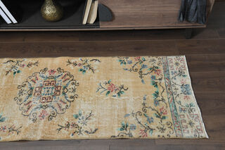 Farmhouse Decor Vintage Oushak Runner - Thumbnail